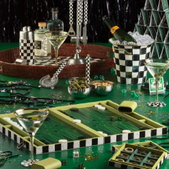 MacKenzie-Childs 3260 Cocktail Shaker - Courtly Check* Outdoor Entertaining