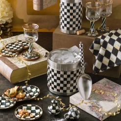 MacKenzie-Childs 3260 Ice Bucket - Courtly Check* Outdoor Entertaining