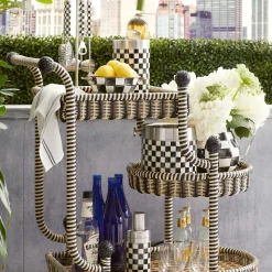 MacKenzie-Childs 3260 Wine Cooler - Courtly Check* Outdoor Entertaining