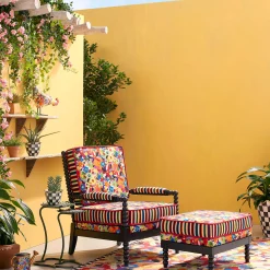 MacKenzie-Childs Avant Garden Chicken - Floral* Room Accents