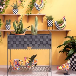 MacKenzie-Childs Avant Garden Chicken Planter - Stripe* Pots & Planters