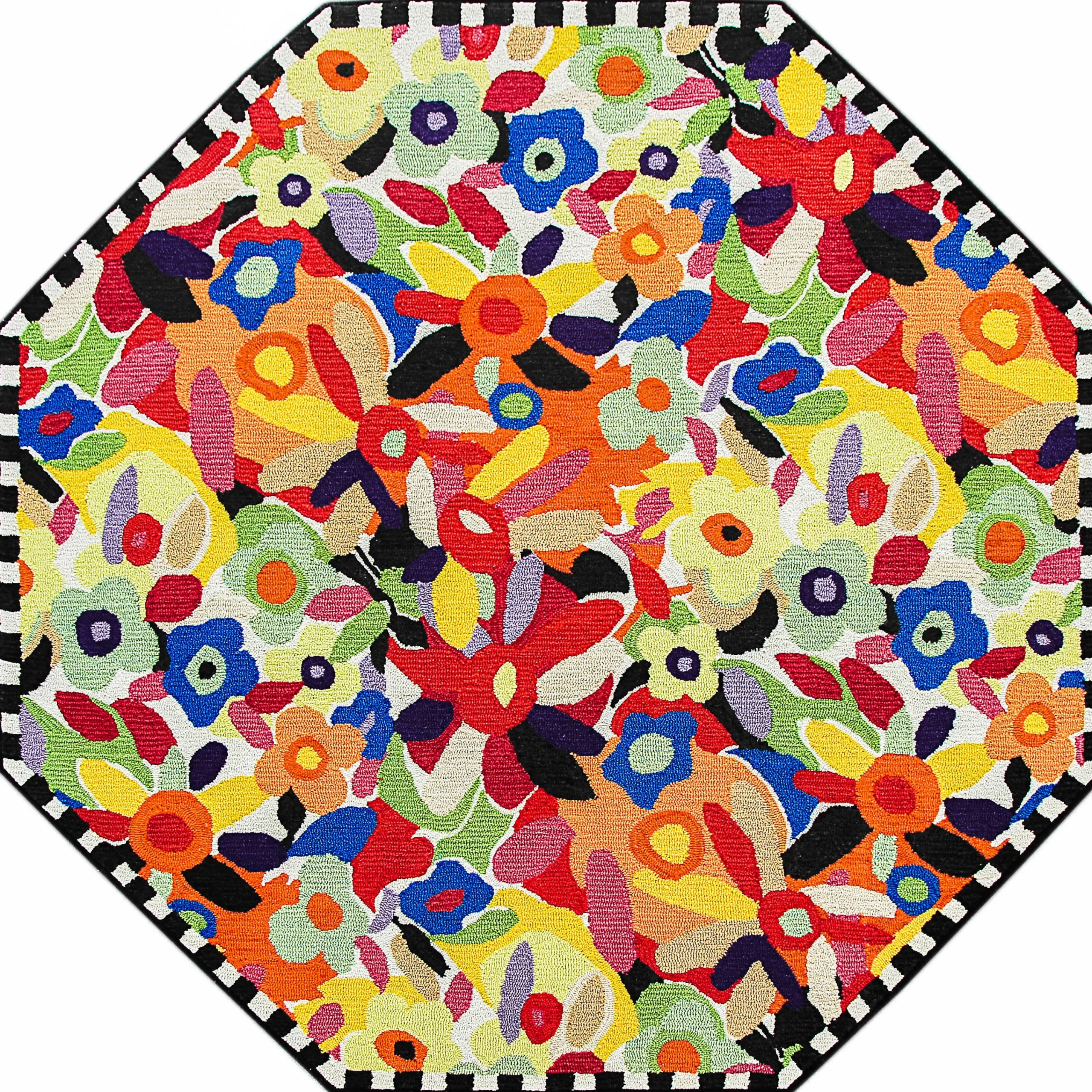 MacKenzie-Childs Avant Garden Indoor/Outdoor Rug - 6' Octagon* Outdoor Rugs & Mats