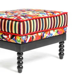 MacKenzie-Childs Avant Garden Outdoor Ottoman* Outdoor Furniture