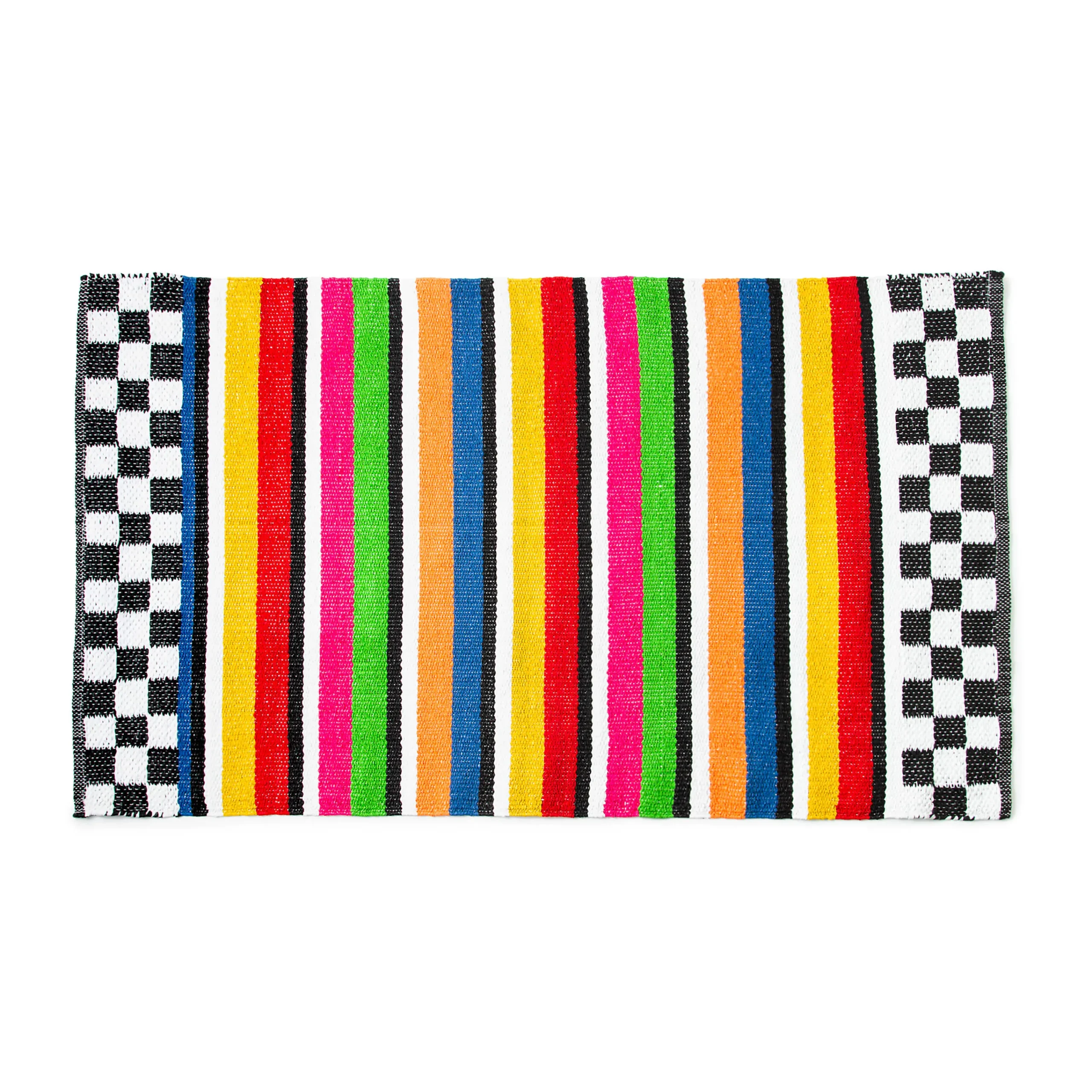 MacKenzie-Childs Avant Garden Outdoor Striped Rug - 2' X 3'4"* Outdoor Rugs & Mats