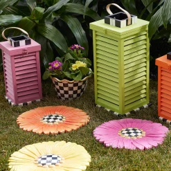 MacKenzie-Childs Avant Garden Stepping Stone - Pink* Garden Accessories