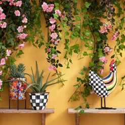 MacKenzie-Childs Avant Garden Tabletop Planter - Floral* Pots & Planters