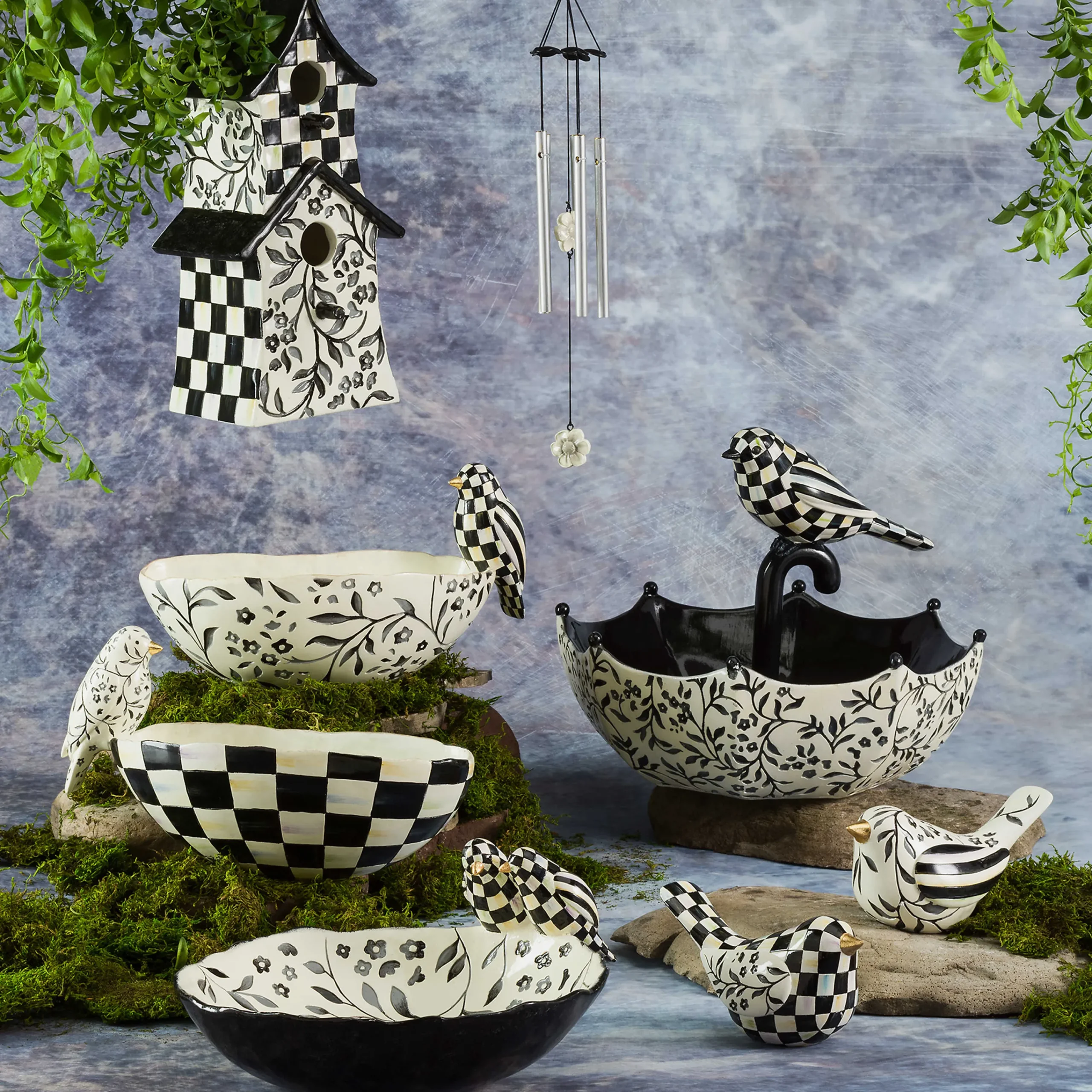 MacKenzie-Childs Aviary Birdhouse* Garden Accessories