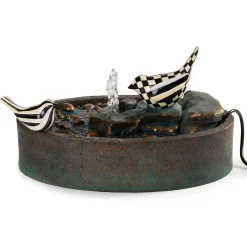 MacKenzie-Childs Bird Tranquility Fountain* Garden Accessories