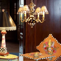 MacKenzie-Childs Black Tie Chandelier* Lighting