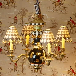 MacKenzie-Childs Black Tie Chandelier* Lighting