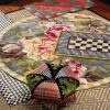 MacKenzie-Childs Bloomsbury Garden Rug - 6' Round* Rugs
