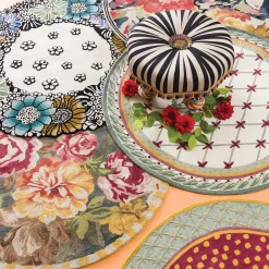 MacKenzie-Childs Bloomsbury Garden Rug - 6' Round* Rugs