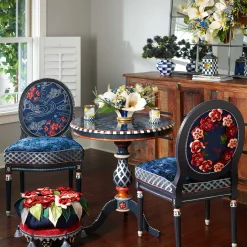 MacKenzie-Childs Bluetopia Side Chair* Living Room