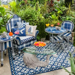 MacKenzie-Childs Boathouse Outdoor End Table* Outdoor Furniture