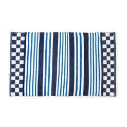 MacKenzie-Childs Boathouse Outdoor Striped Rug - 2' X 3'4"* Outdoor Rugs & Mats