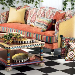 MacKenzie-Childs Boheme Coffee Table* Living Room