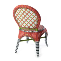 MacKenzie-Childs Breezy Poppy Outdoor Cafe Chair* Outdoor Furniture