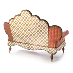 MacKenzie-Childs Breezy Poppy Outdoor Loveseat* Outdoor Furniture