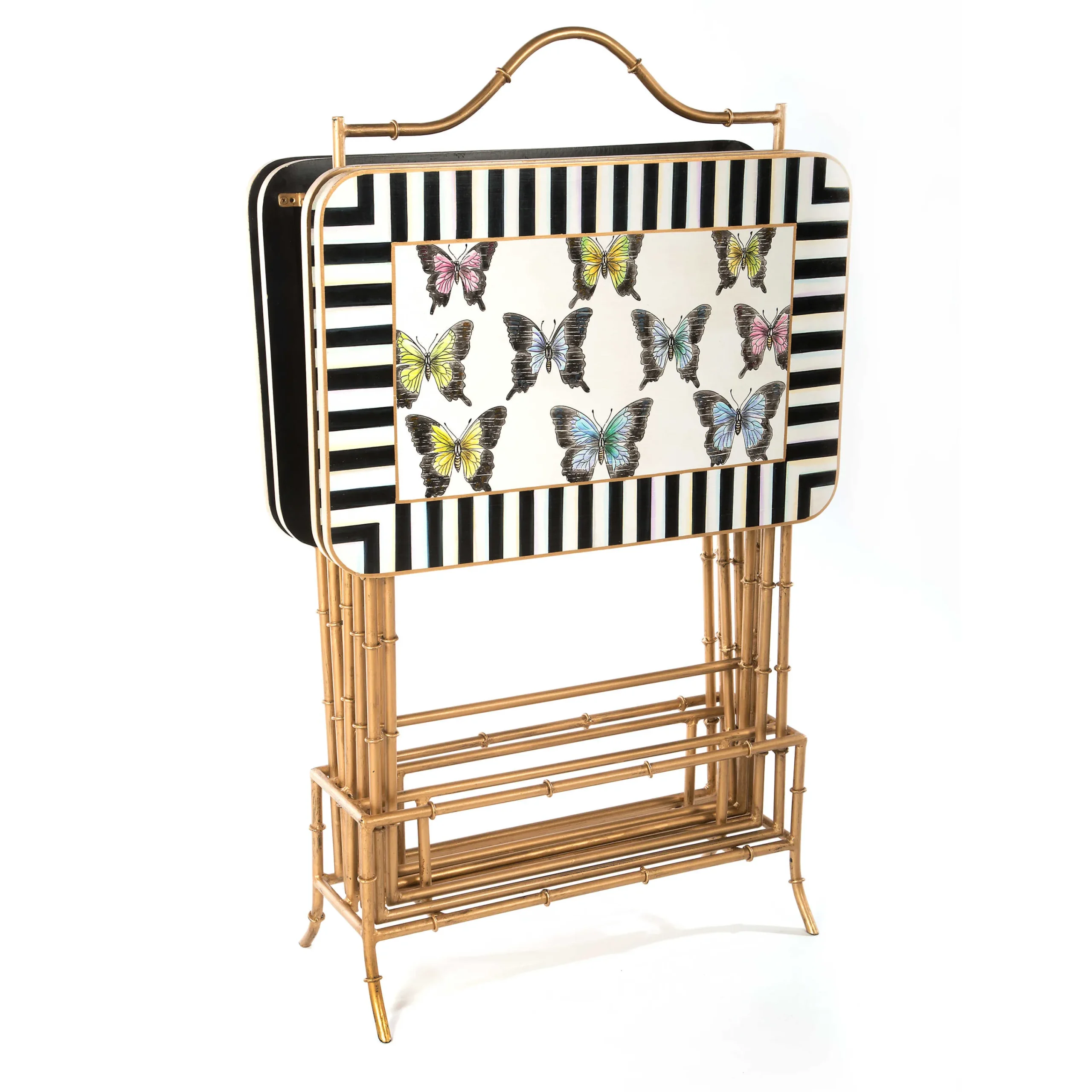 MacKenzie-Childs Butterfly Collection Cocktail Trays - Set Of 4* Living Room
