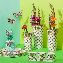 MacKenzie-Childs Butterfly Duo Wall Decor - Courtly Check* Room Accents