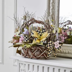 MacKenzie-Childs Butterfly Garden Basket Arrangement* Outdoor Entertaining