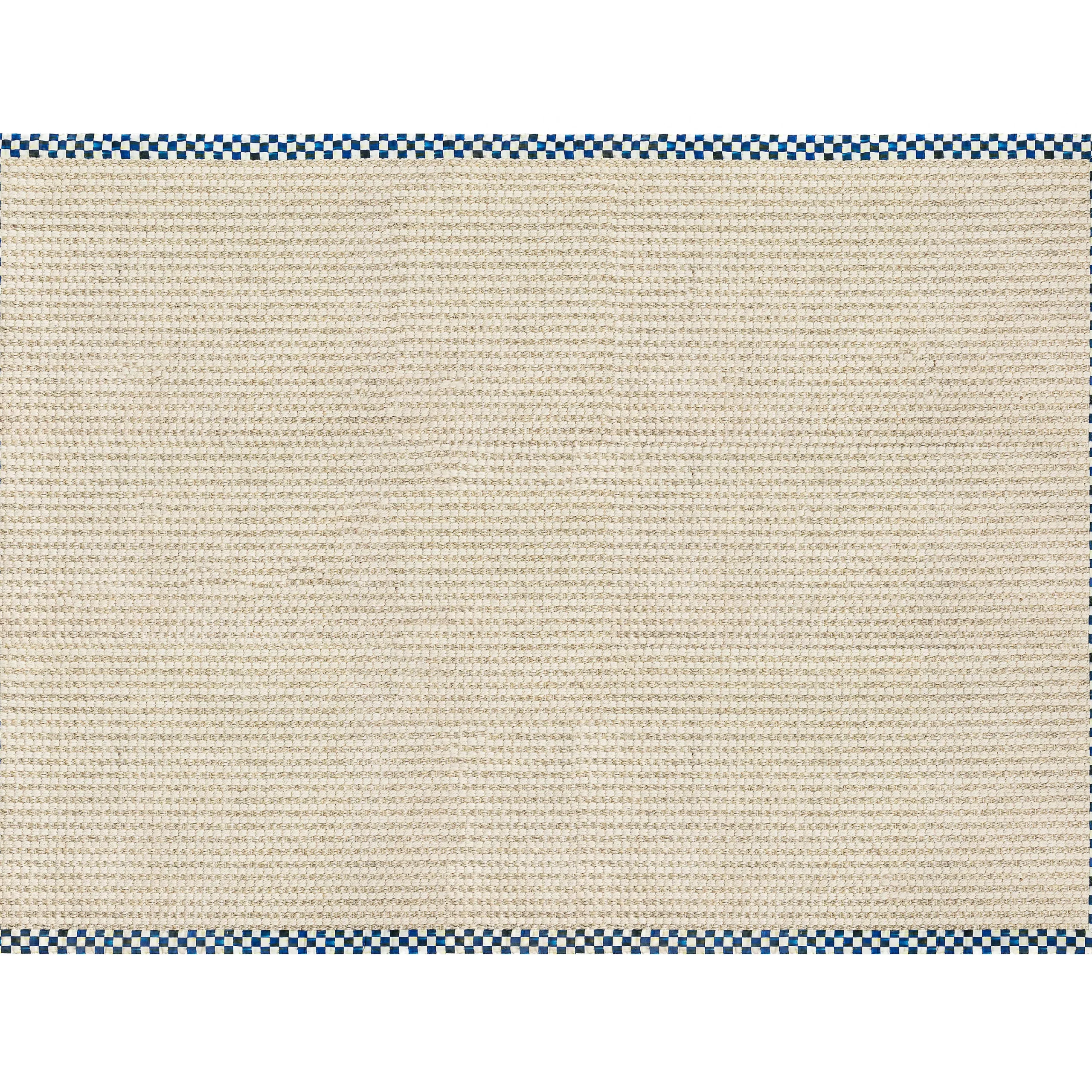 MacKenzie-Childs Cable Wool Sisal - Royal - 8' X 10' Rug* Rugs