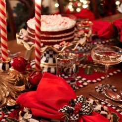 MacKenzie-Childs Candy Cane Dinner Candles - Set Of 2* Candles & Fragrances