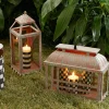 MacKenzie-Childs Check It Out Lantern - Large* Outdoor Decor