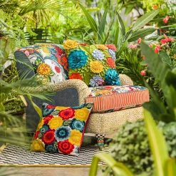 MacKenzie-Childs Check It Out Rug - 2'3'' X 3' 9"- Gold* Rugs