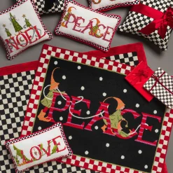 MacKenzie-Childs Check It Out Rug - 3' X 5' - Red* Rugs