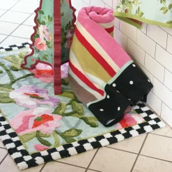 MacKenzie-Childs Chelsea Garden Bath Rug* Bed & Bath