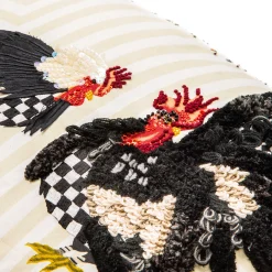 MacKenzie-Childs Chicken And Rooster Lumbar Pillow* Pillows, Throws, & Cushions
