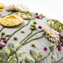 MacKenzie-Childs Coming Up Daisies Square Pillow* Pillows, Throws, & Cushions