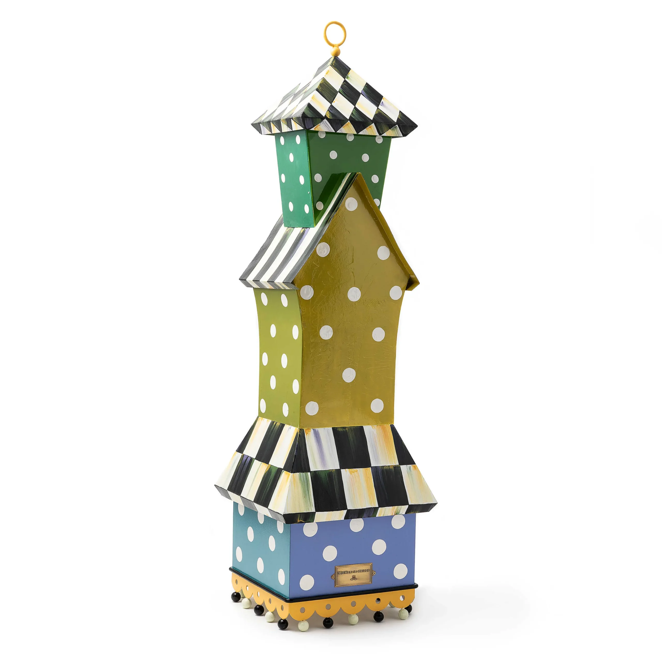 MacKenzie-Childs Condominium Birdhouse* Garden Accessories