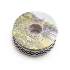 MacKenzie-Childs Courtly Check 1" Ribbon - Ivory* Room Accents