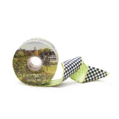 MacKenzie-Childs Courtly Check 2.5" Ribbon - Spring Green* Room Accents
