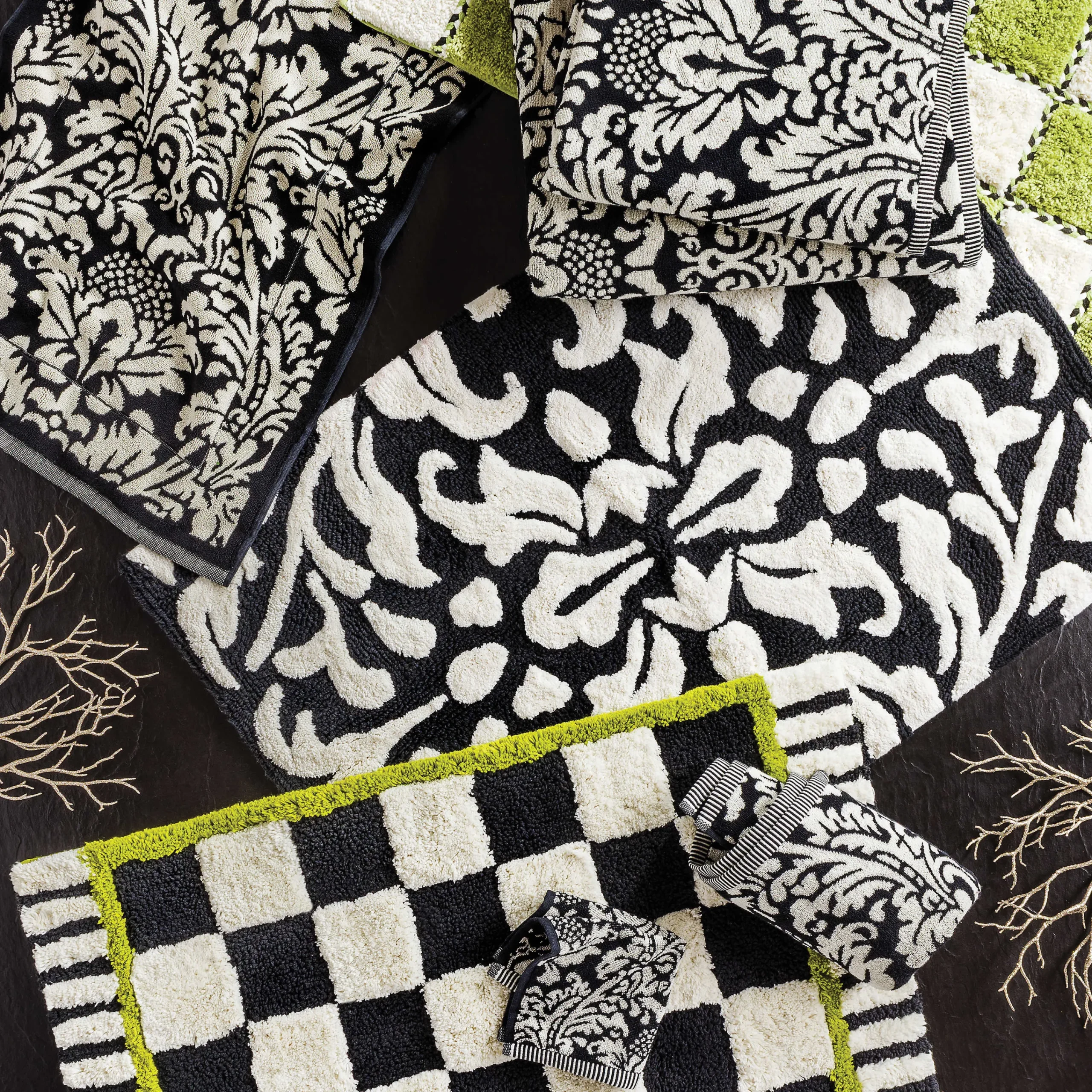 MacKenzie-Childs Courtly Check Bath Rug - Standard* Bed & Bath