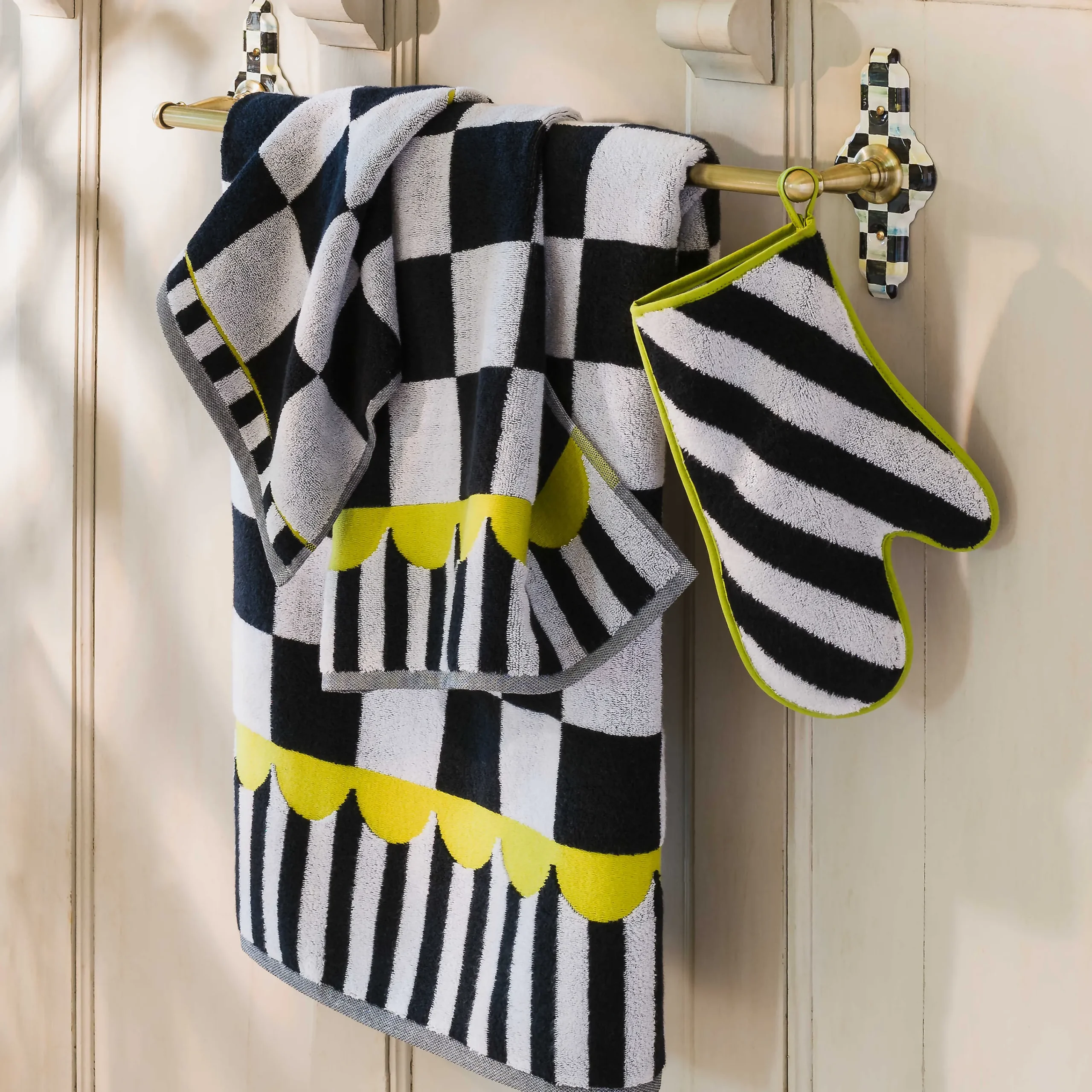 MacKenzie-Childs Courtly Check Bath Towel* Bed & Bath