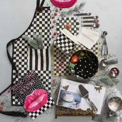 MacKenzie-Childs Courtly Check Bistro Apron* Kitchen & Table Linens