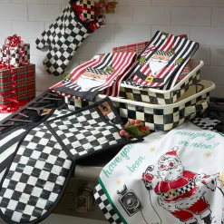 MacKenzie-Childs Courtly Check Bistro Oven Mitt* Kitchen & Table Linens