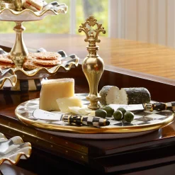 MacKenzie-Childs Courtly Check Cheese Course* Outdoor Entertaining