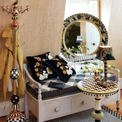 MacKenzie-Childs Courtly Check Coat Perch* Entryway Furniture
