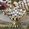 MacKenzie-Childs Courtly Check Compote* Outdoor Entertaining