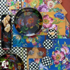 MacKenzie-Childs Courtly Check Cork Back Placemats - Set Of 4* Outdoor Entertaining