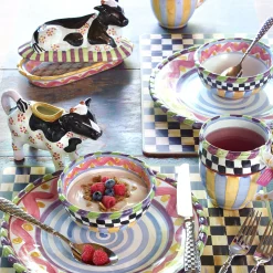 MacKenzie-Childs Courtly Check Cork Back Placemats - Set Of 4* Outdoor Entertaining