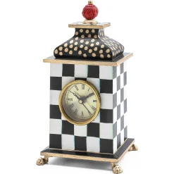 MacKenzie-Childs Courtly Check Desk Clock* Room Accents