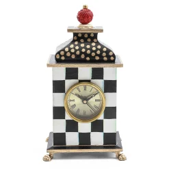MacKenzie-Childs Courtly Check Desk Clock* Room Accents