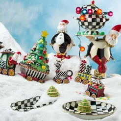 MacKenzie-Childs Courtly Check Enamel Abundant Bowl* Outdoor Entertaining