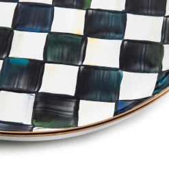 MacKenzie-Childs Courtly Check Enamel Abundant Bowl* Outdoor Entertaining