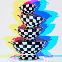 MacKenzie-Childs Courtly Check Enamel Almost Everything Bowl* Outdoor Entertaining